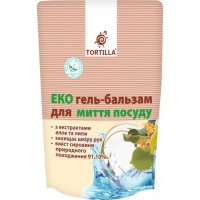 Еко гель-бальзам для миття посуду Tortilla запаска, 500 мл 